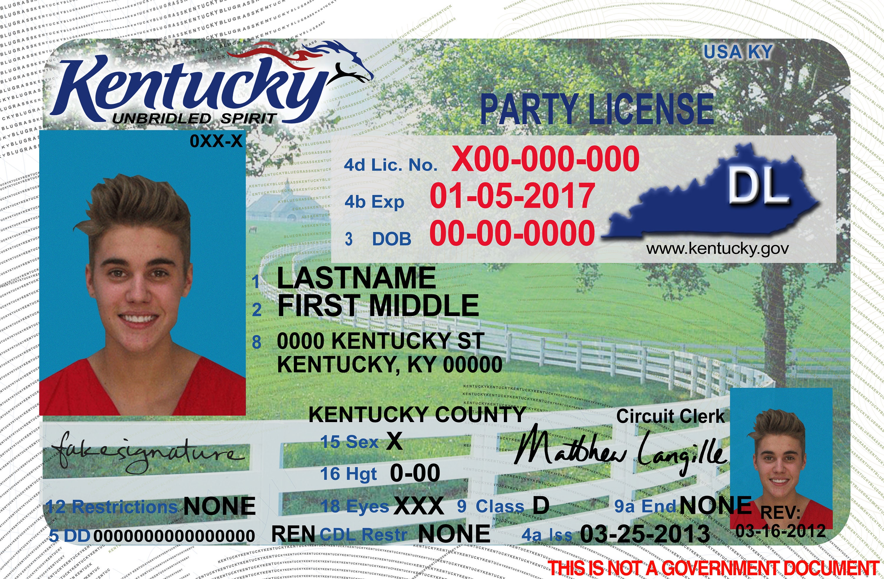 Cheap Kentucky Fake Id