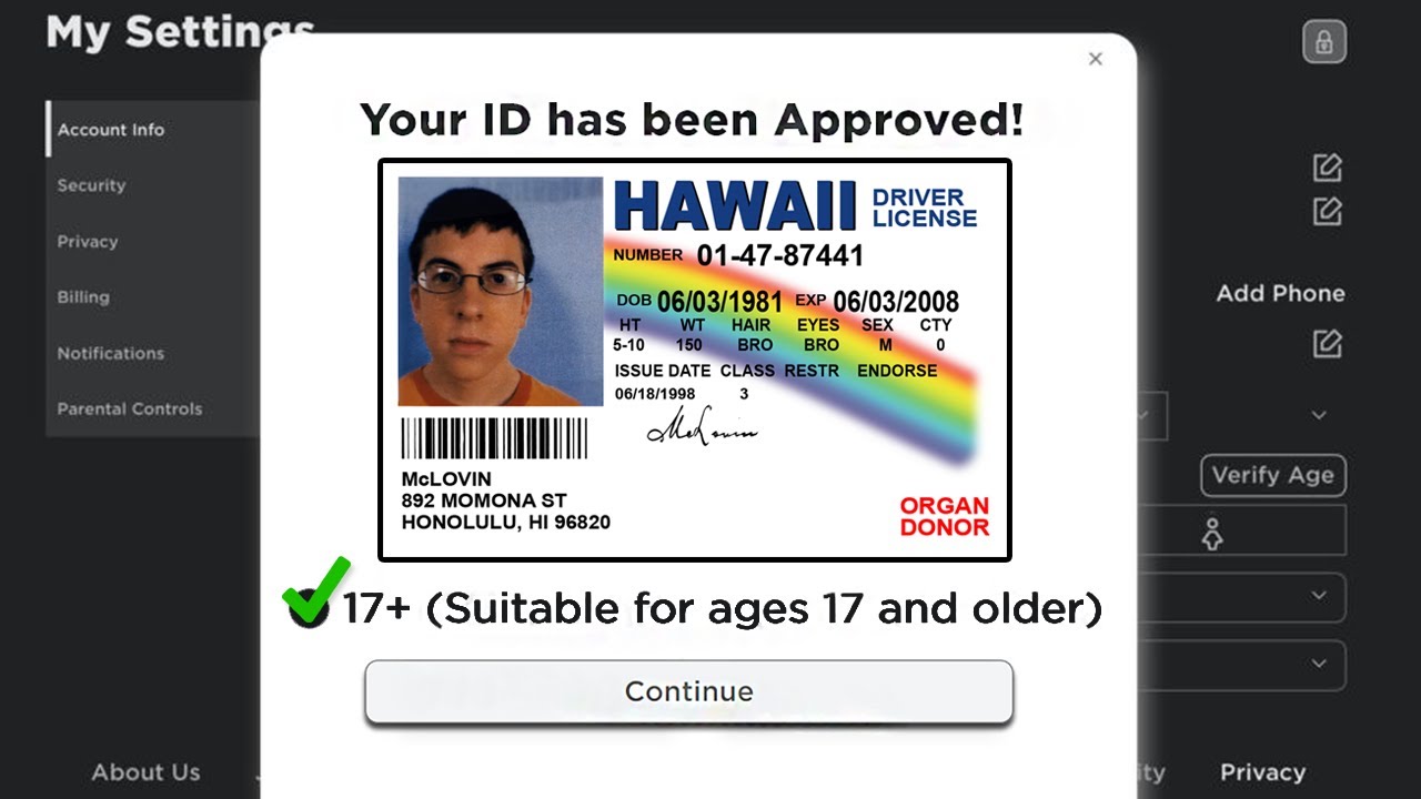 fake id for roblox