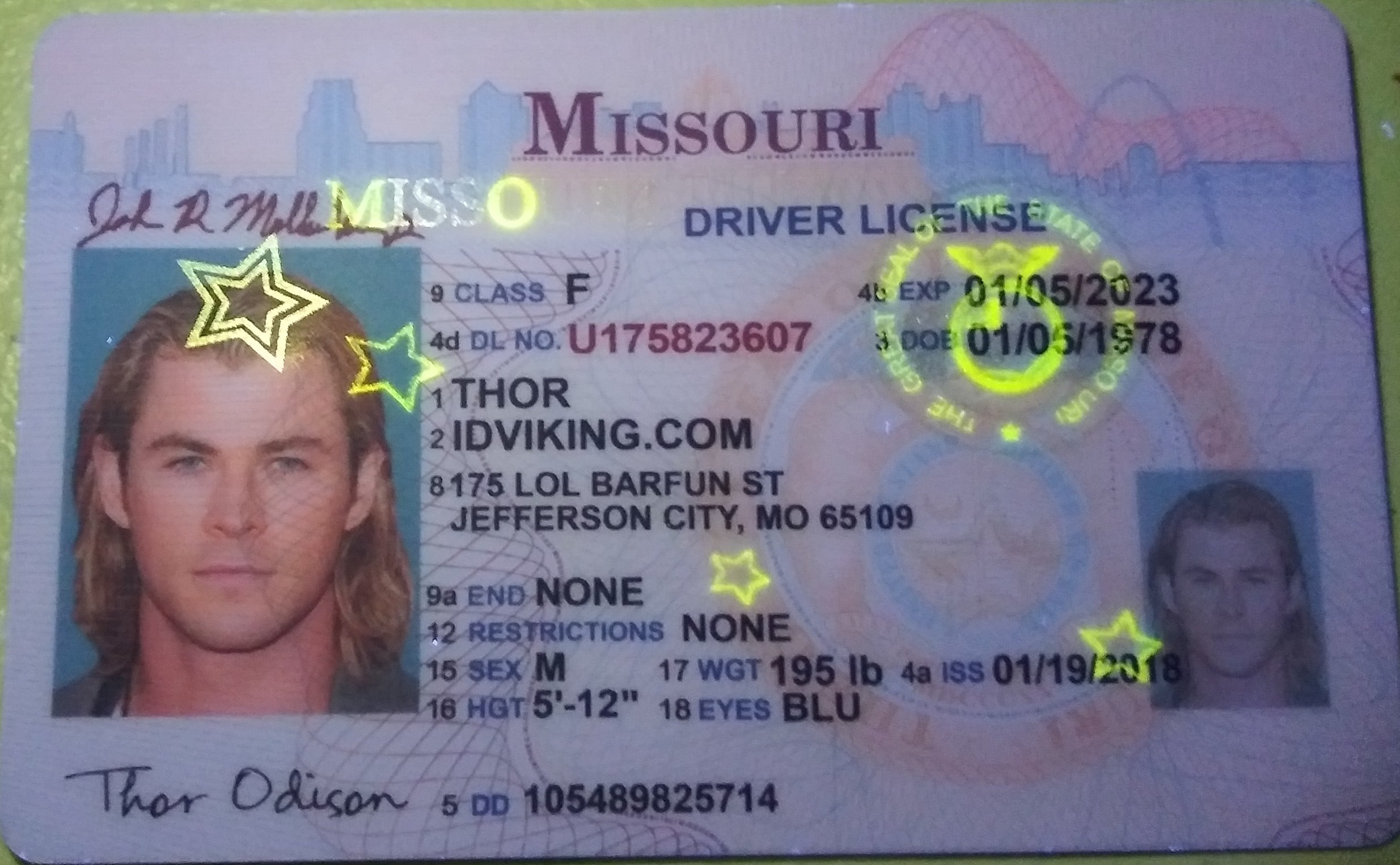 How Much Is A Missouri Fake Id