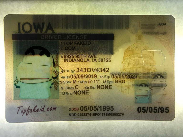 Iowa Fake Id Front And Back