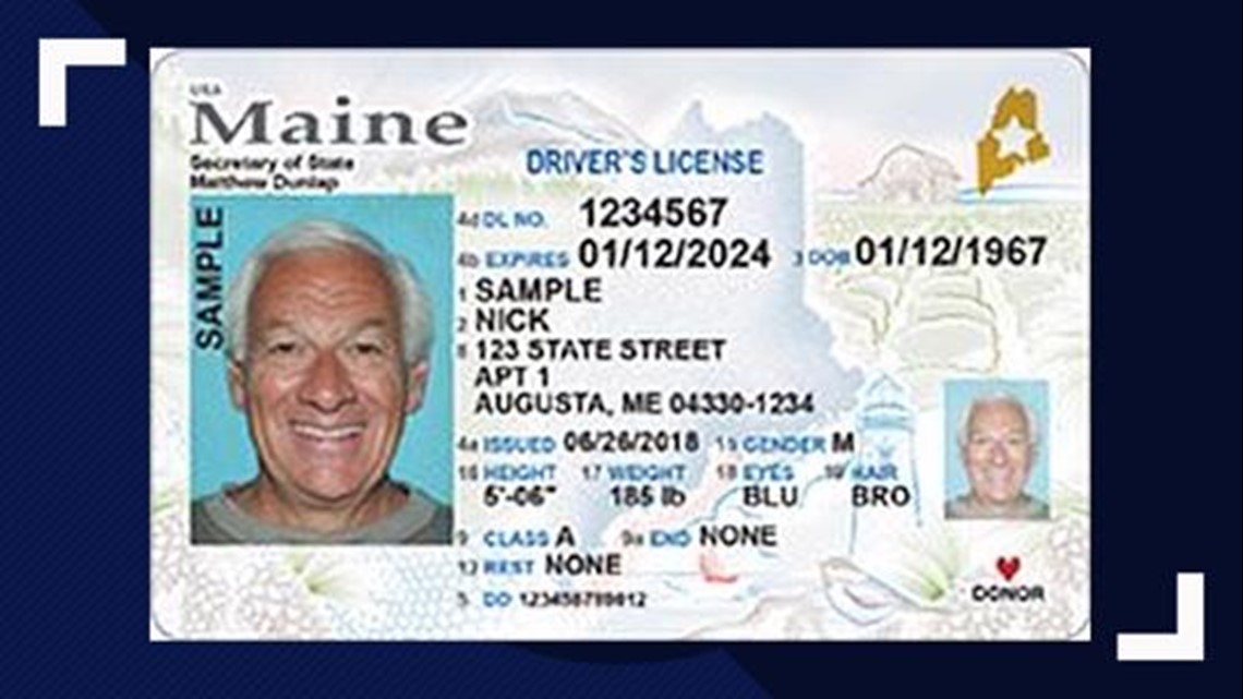 Maine fake id