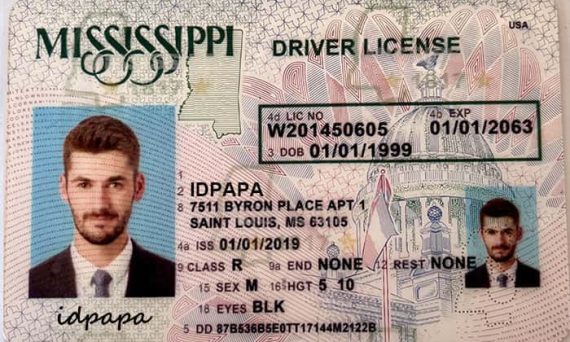 Mississippi Fake Id Front And Back